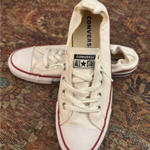Converse All Star Canvas Sneakers Slip On Womens 10 EUC